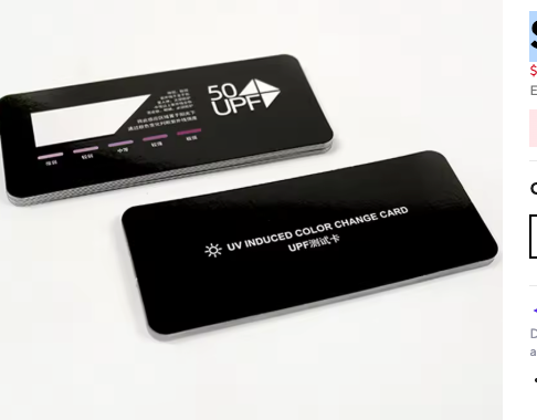Tannr UV Color Changing Test Card